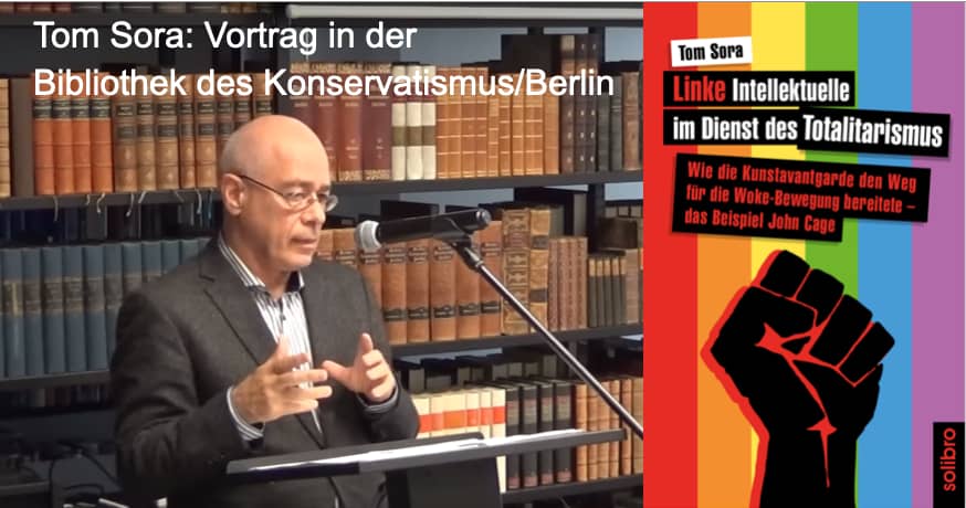 Tom Soras Vortrag in der Bibliothek des Konservatismud/Berlin